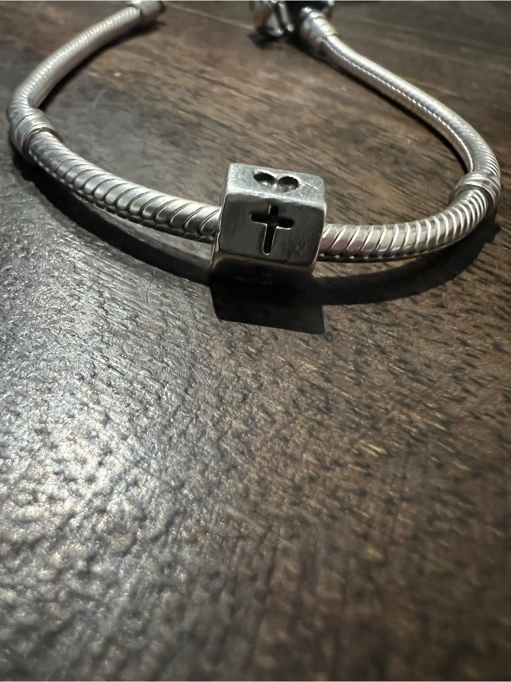 Pandora sterling silver faith hope love trinity charm retired